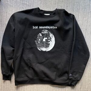 LCD Soundsystem Black Sweater Champion